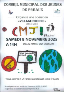Affiche Village Propre CMJ