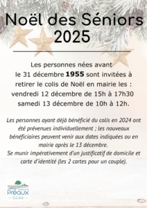 CCAS Affiche Noel Seniors 2024